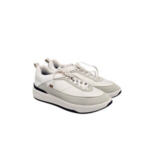 Wolf & Shepherd Men's Size 10.5 EUC Baller One Sport White Leather Sneakers READ